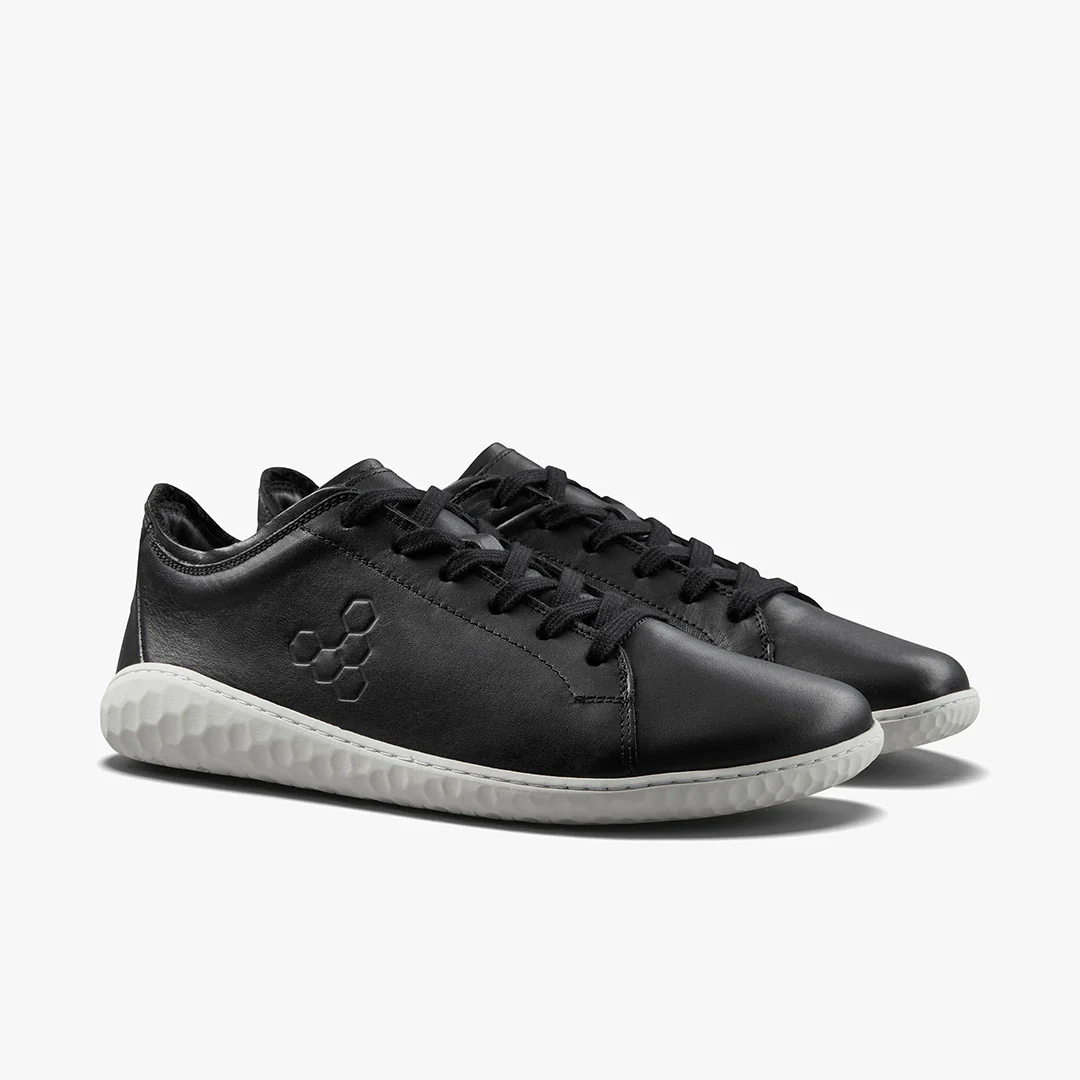 Vivobarefoot Men's Geo Court III - Obsidian Leather - Image 3