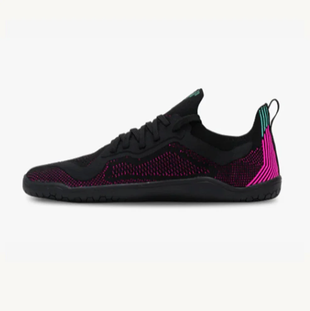 Vivobarefoot Women's Primus Lite Knit - Obsidian/Vibrant Pink - Image 5